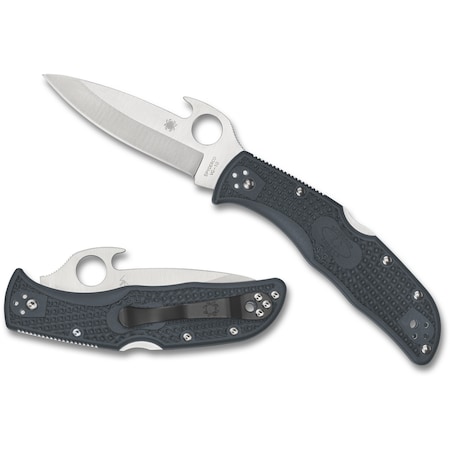 Spyderco 2024 Spyderco, Reveal V4, Endela, Gray Frn, Emerson Opener, Plain Edge SPY-C243PGYW